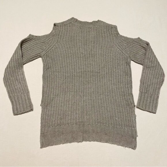 Ex-Girlfriend Womens Long Sleeve Sweater Cut Out Shoulders Size XL - Picture 11 of 16